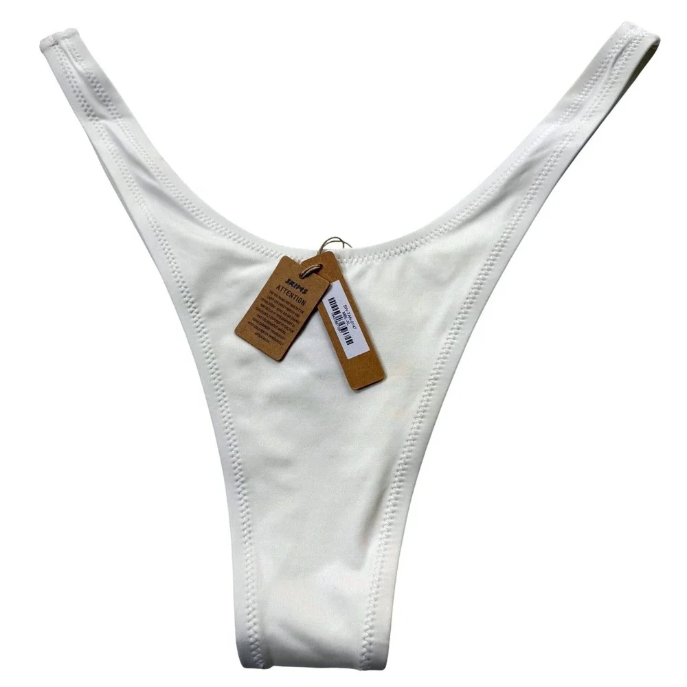 SKIMS Swim‎ Micro Tanga Bikini Bottom Marble XL